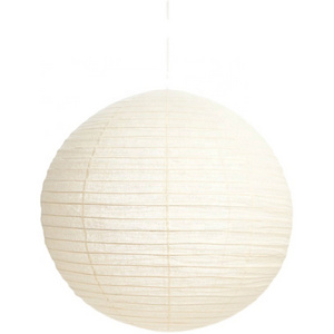 Handmade Natural Woven Lamp Restaurant Decorative rice paper lantern Creative Pendant light for indoor