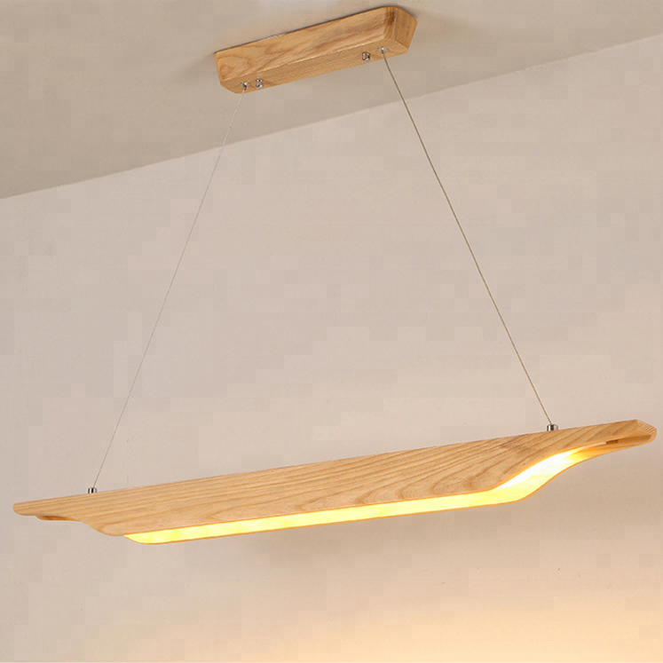 30W wood modern decoration shenzhen led kitchen hanging light fixtures flat indoor house pendant ceiling lamp