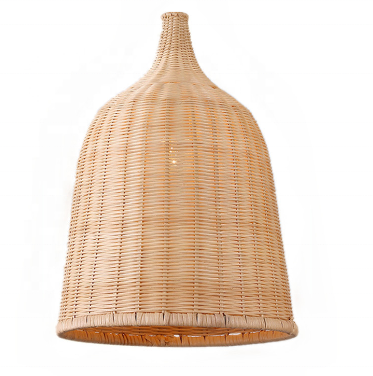 E27 edison new modern woven bamboo lamp shade living room rattan wicker pendant light fixtures