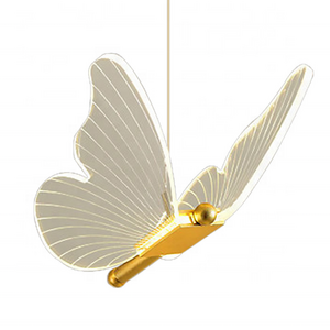 Modern decoration butterfly shape hanging lamp interior custom bedroom designer pendant light fixtures