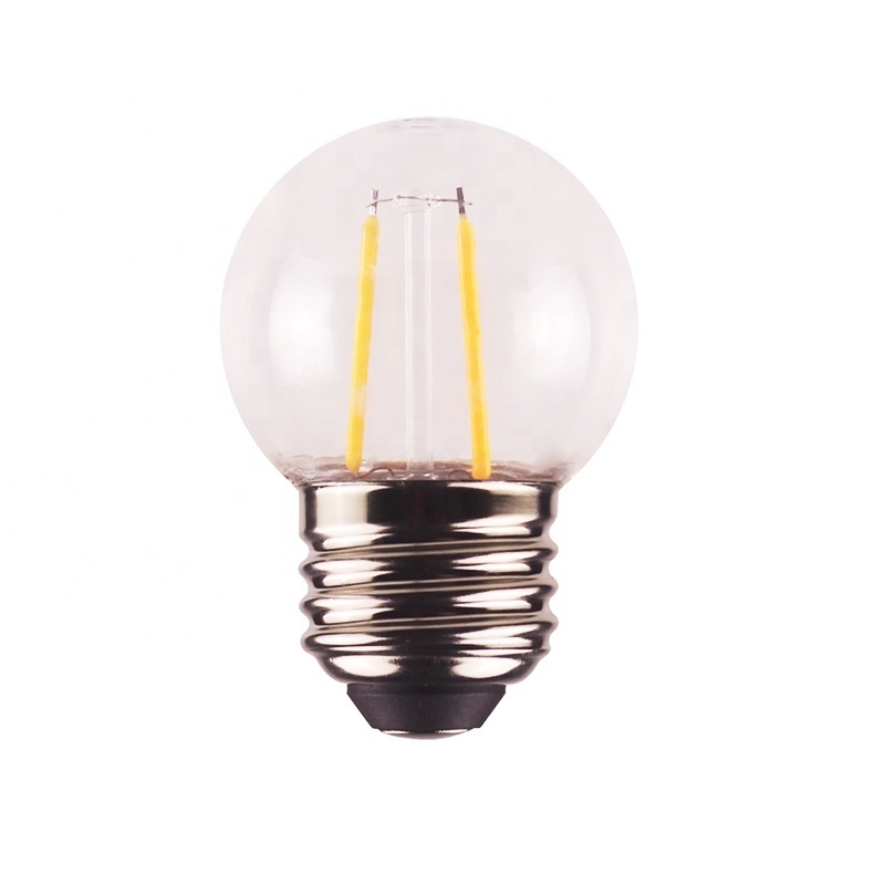 Anti-fall  filament style  110V 220V 12V 24V 3V 6V DC  ST45 S14 Plastic led filament bulb