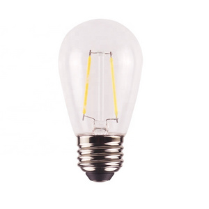 Anti-fall  filament style  110V 220V 12V 24V 3V 6V DC  ST45 S14 Plastic led filament bulb