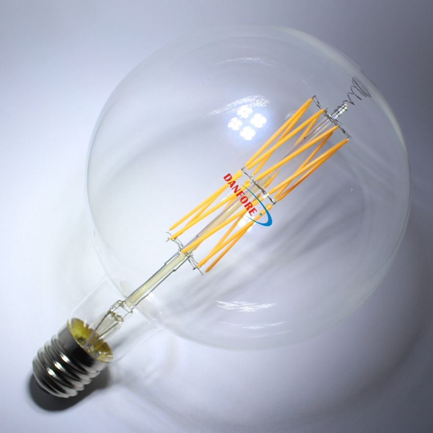 G200 edison style big size led filament bulb e40