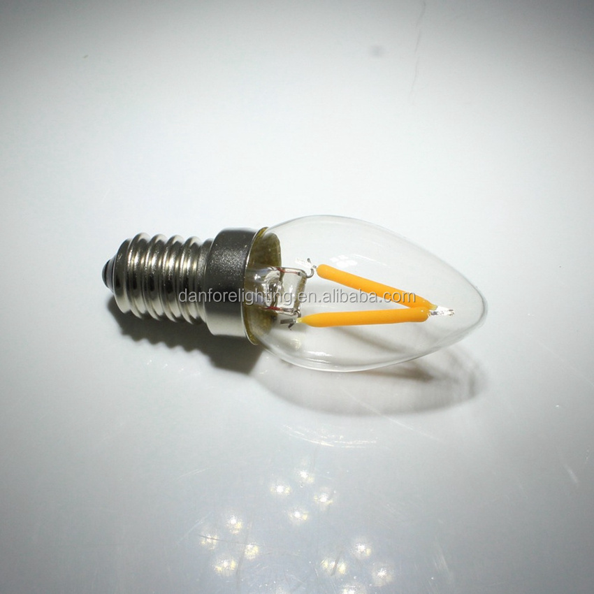 2w filament e14 c7 replacement E12 led bulb