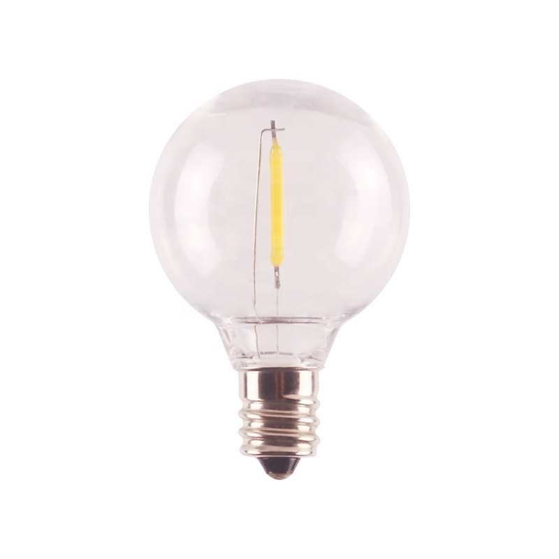 Anti-fall  filament style  110V 220V 12V 24V 3V 6V DC  ST45 S14 Plastic led filament bulb