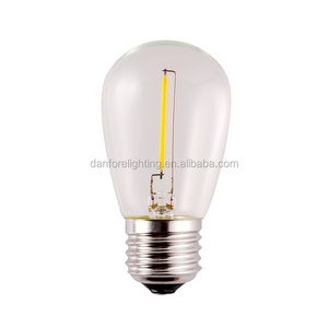 1W 2W 3W S14 ST45 papaya e27 vintage filament style led string bulb