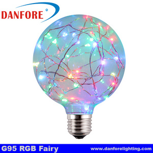 G95 RGB Color Changing Decorative LED Fairy Light Bulb