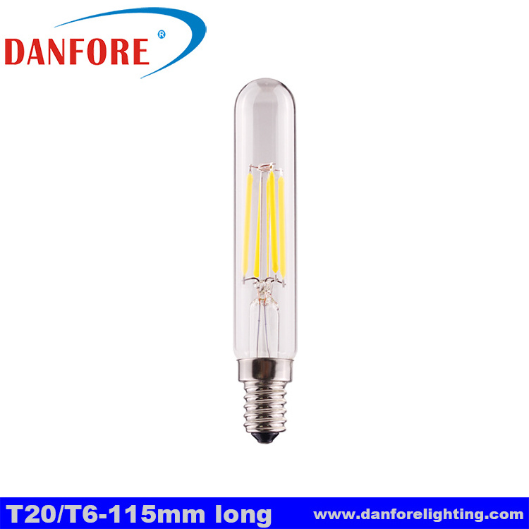 1w 2w 3W edison style T20 T6 led tube with e12 e14 candelabra base