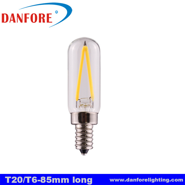 1w 2w 3W edison style T20 T6 led tube with e12 e14 candelabra base