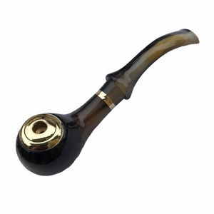 Best selling products 2023 in usa amazon wholesale buffalo horn tobacco cigarette smoking pipe stock