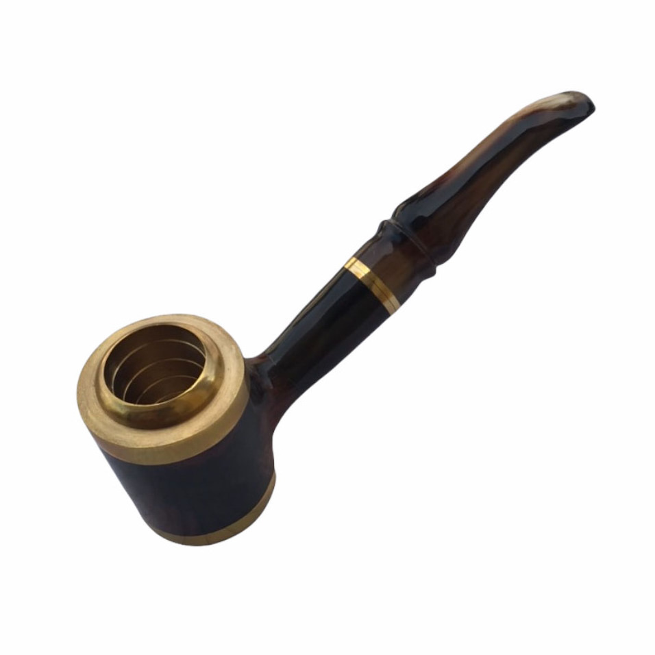 High quality handmade cow horn pipes for smoking tobacco pipes hot sale