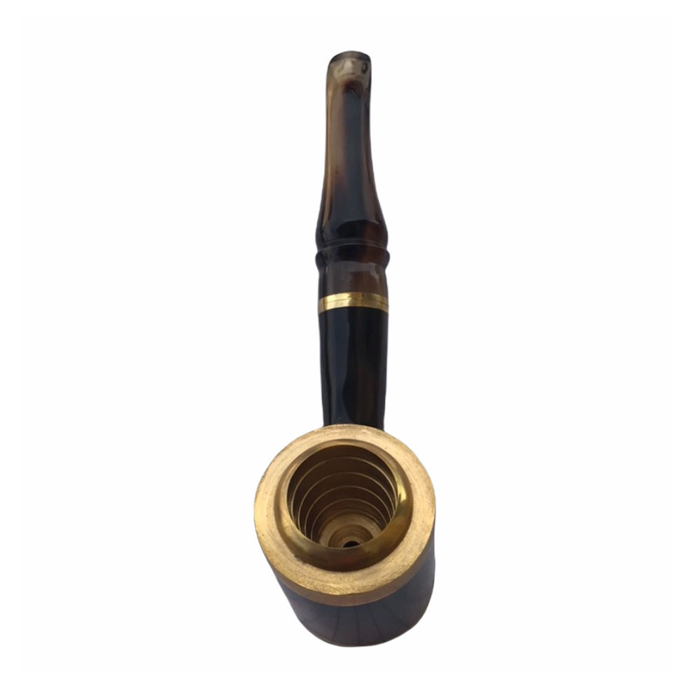 High quality handmade cow horn pipes for smoking tobacco pipes hot sale