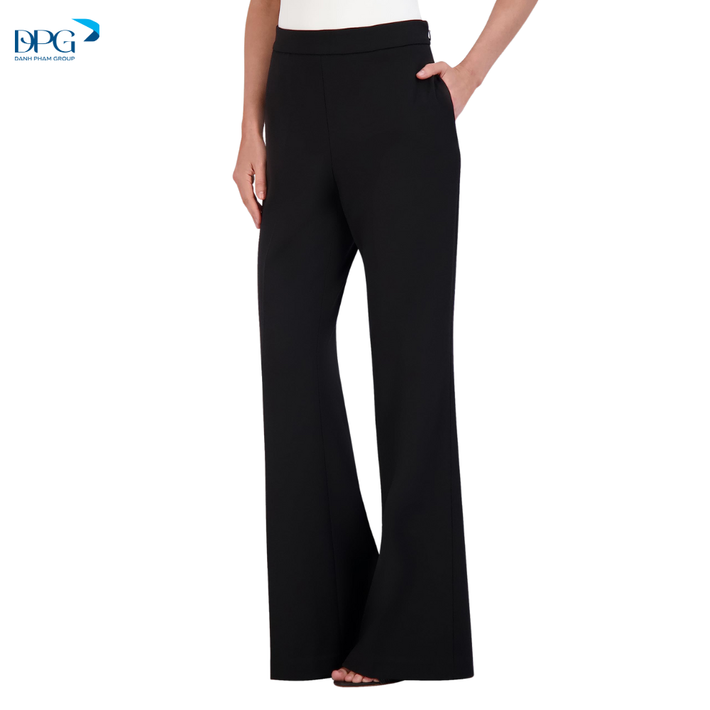 OEM Service	Women Pants Spandex/Cotton Automated Embroidery Solid Chemical Wash Women's Pants & Trousers