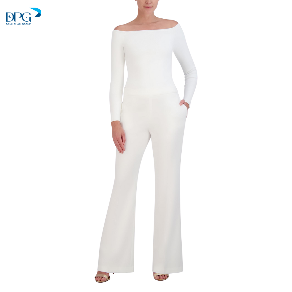 OEM Service	Women Pants Spandex/Cotton Automated Embroidery Solid Chemical Wash Women's Pants & Trousers