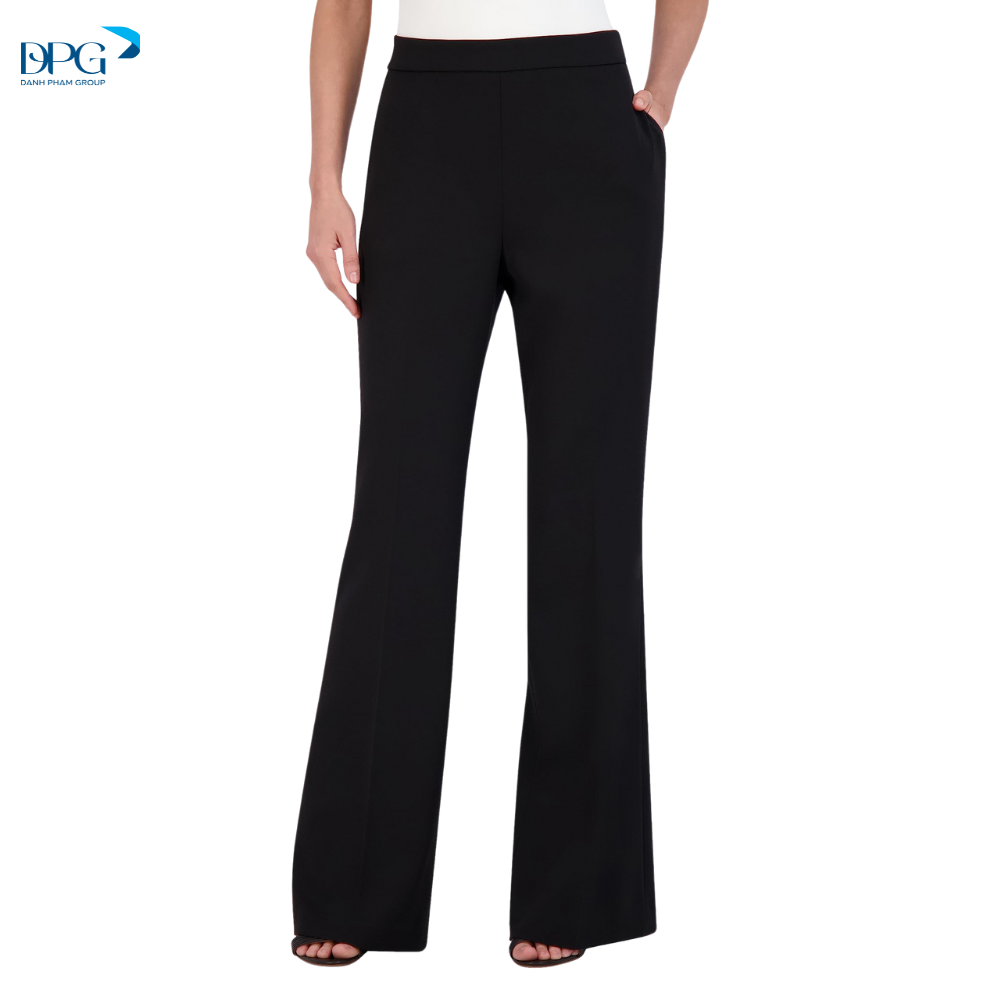 OEM Service	Women Pants Spandex/Cotton Automated Embroidery Solid Chemical Wash Women's Pants & Trousers