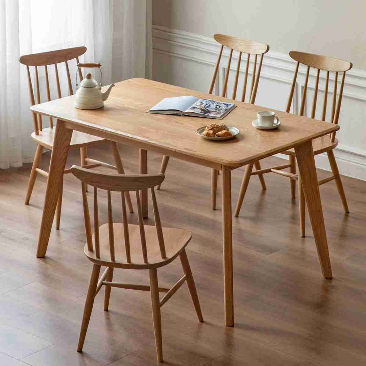 Good Quality Wooden Tables And Chairs For Restaurant Best Selling Wood Dinning Table And Chair Furniture Set For Dining Room