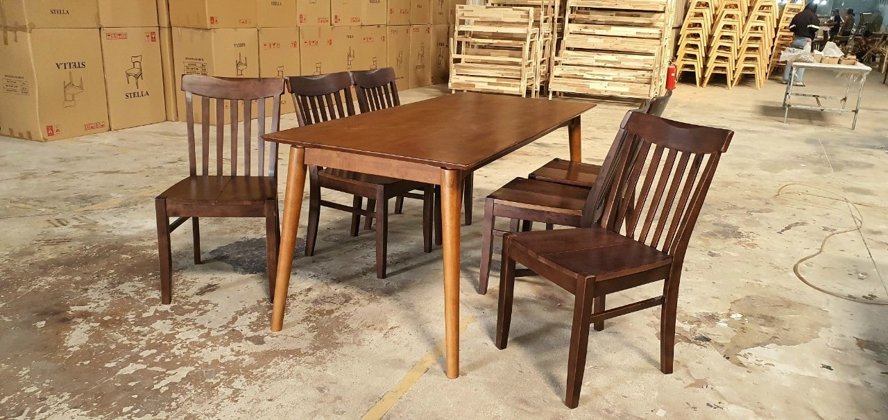 Good Quality Wooden Tables And Chairs For Restaurant Best Selling Wood Dinning Table And Chair Furniture Set For Dining Room