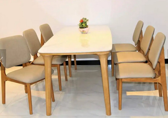 Table Chair Wooden Furniture Interior Best Price For Export Low MOQ Top Selling Brand From Vietnam Set VCS009 3P