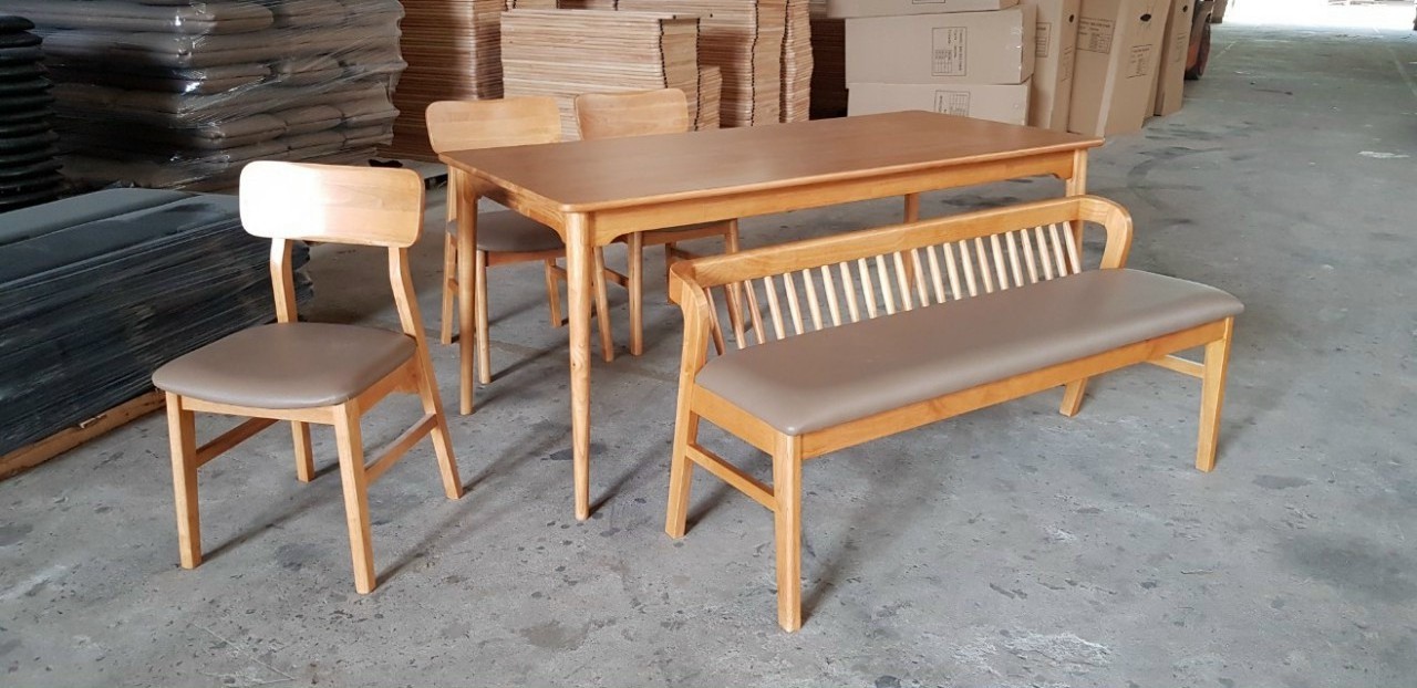 Wooden Interior Wholesale Price Best Brand Manufacturer Hot Selling Product Furniture Set One Table Two Chairs