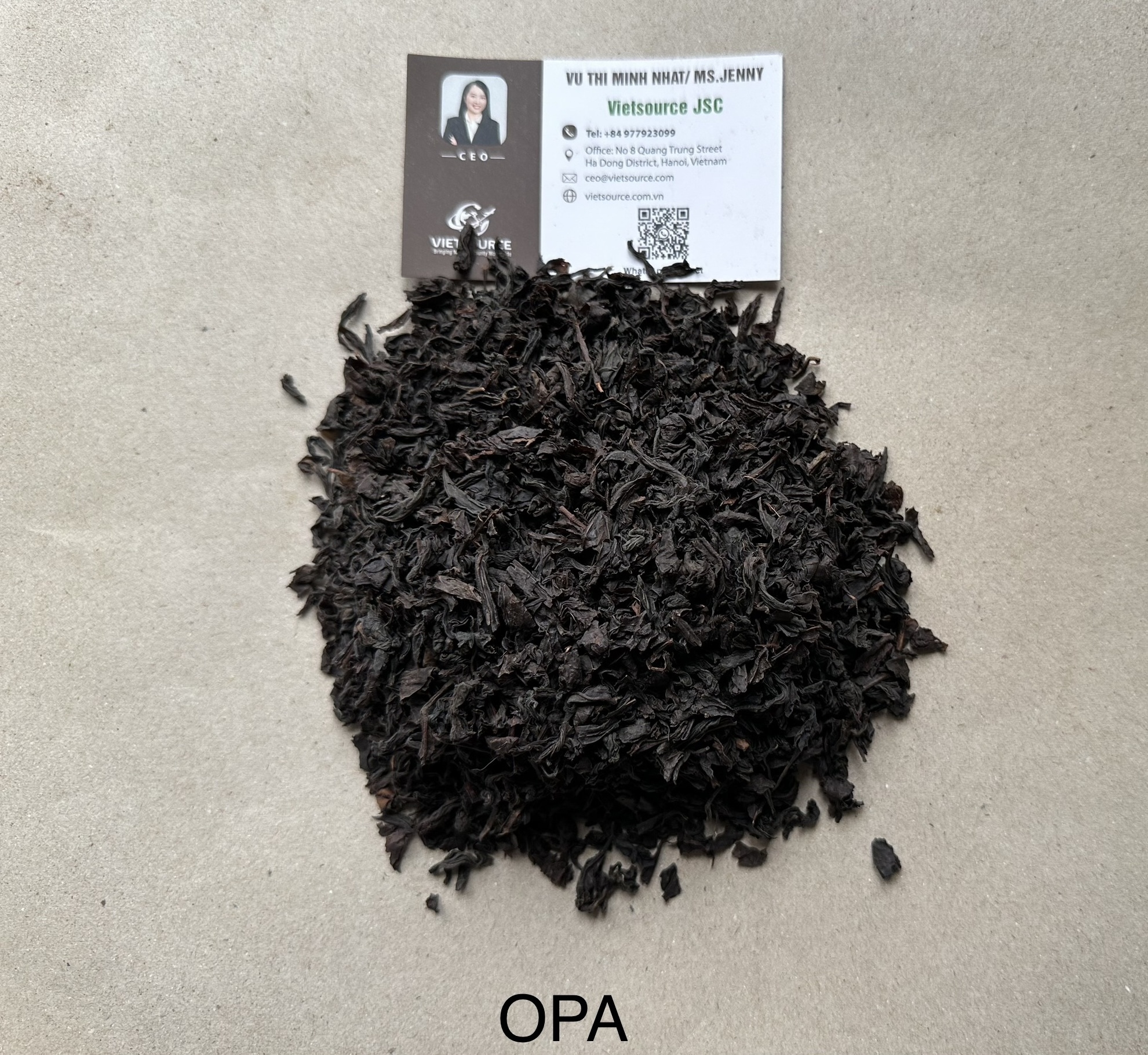 Vietnam Black Tea Leaves Black Tea Powder High Quality Loose Leaves High Aroma Black Tea