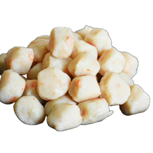 ISO Ready to cook food Competitive price Surimi product Frozen SHRIMP BALL Vacuum pack 500g Vietnam factory For Korean Ramen