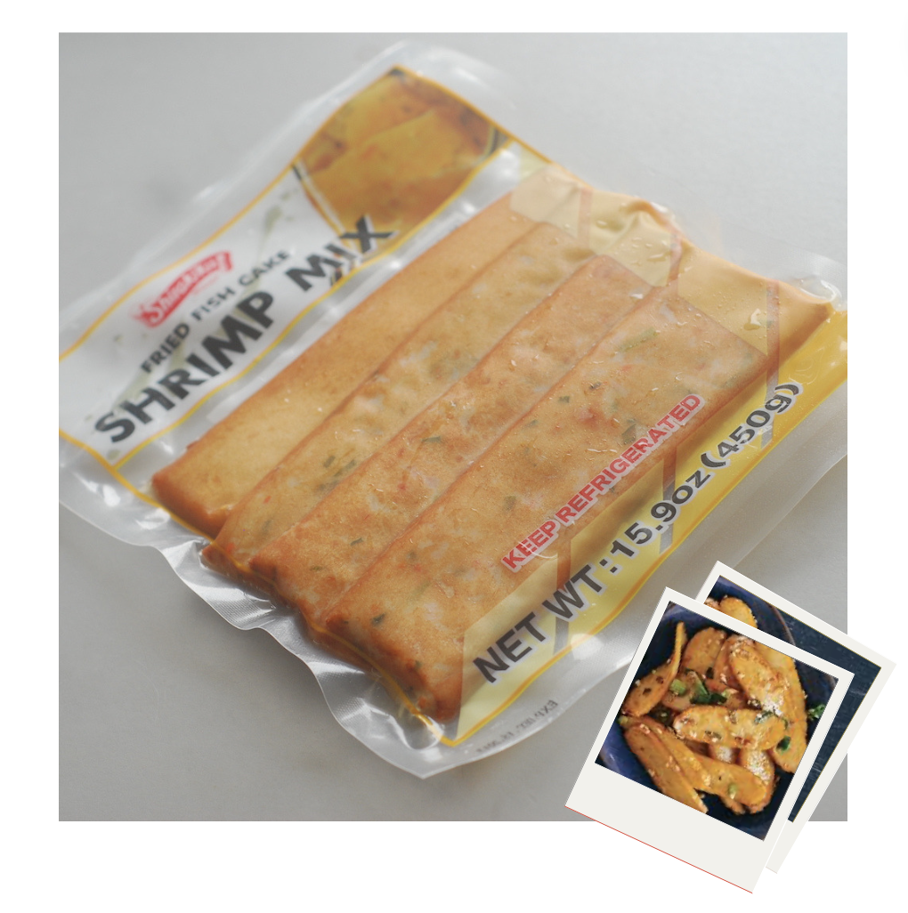 HACCP OEM Hotpot Oden ISO Surimi product Instant Frozen Fried fish cake SHRIMP MIX Vacuum pack 450g Vietnam factory Oden hotpot