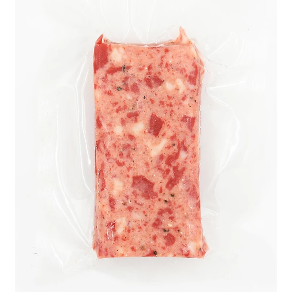 ISO Prepared food Wholesale price Asian food Frozen WAGYU BEEF SHAPED SURIMI Vacuum pack 200g Vietnam factory For Korean ramen