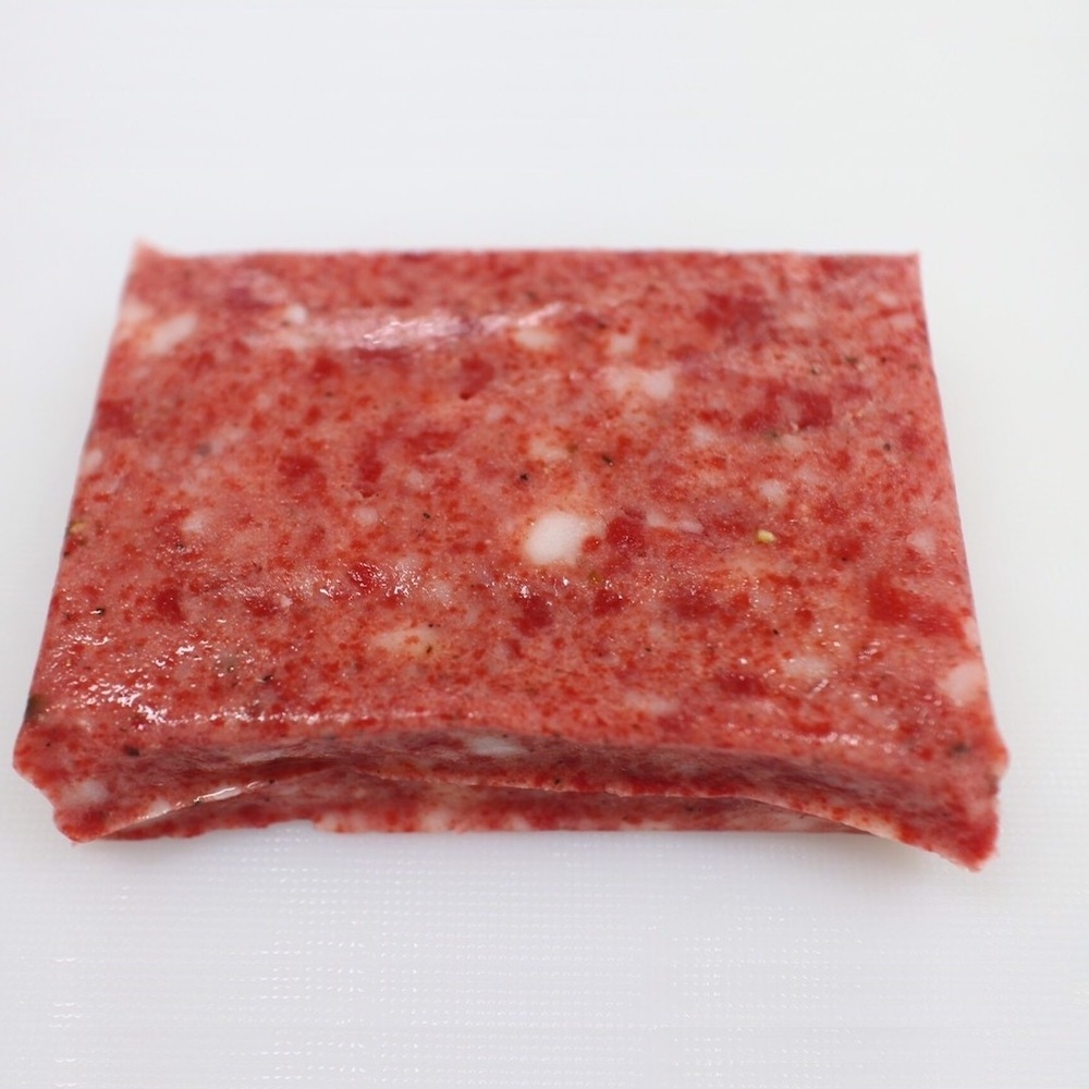 ISO Prepared food Wholesale price Asian food Frozen WAGYU BEEF SHAPED SURIMI Vacuum pack 200g Vietnam factory For Korean ramen