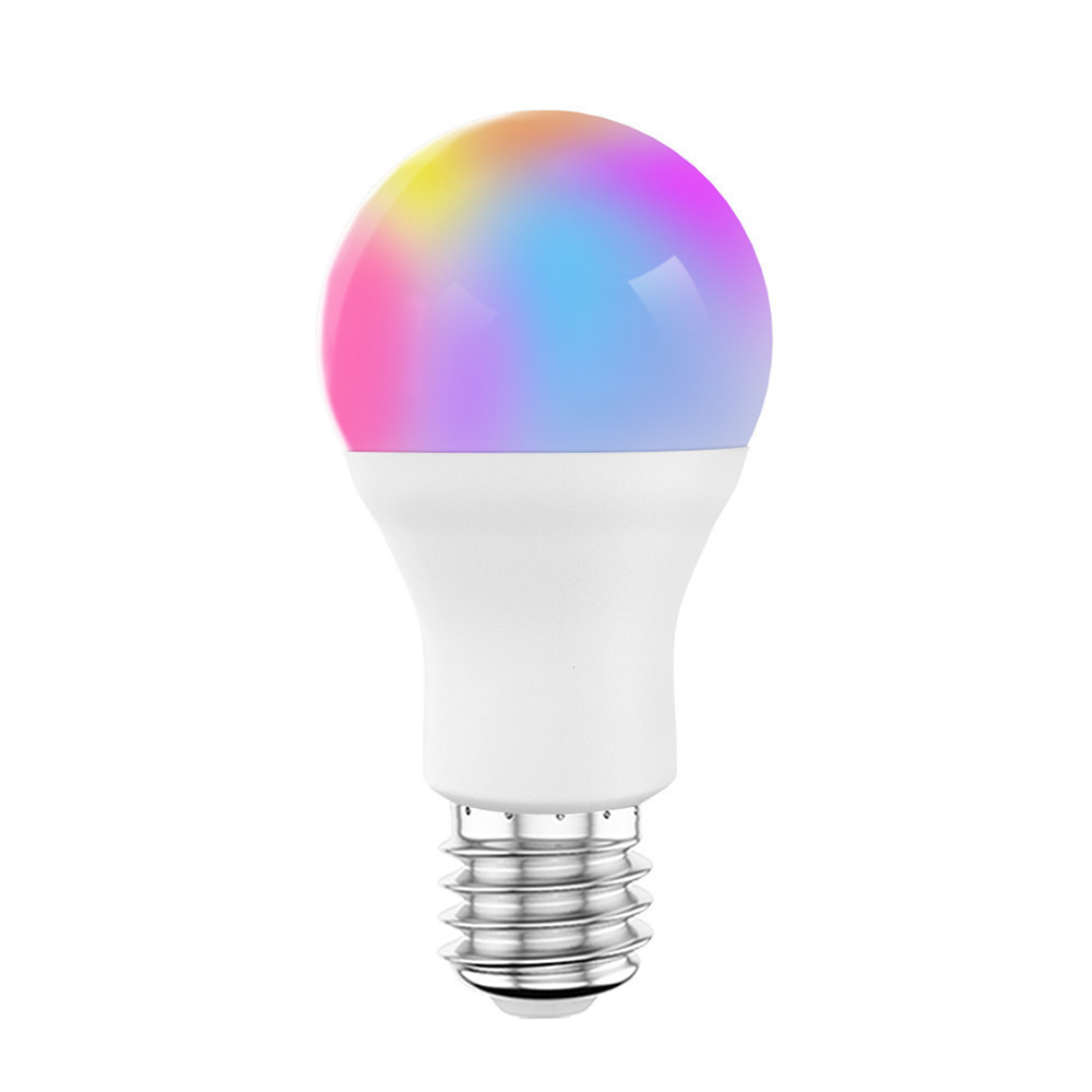 Alexa Tuya WIFI Control RGB Smart Lighting E27 LED Bulb Wireless App Control Adjustable Smart Light Bulb