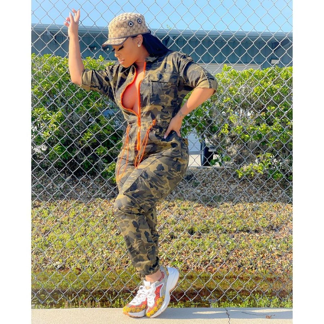 S-5XL 2022 Camouflage Jumpsuit For Women Cotton Plus Size One Piece Denim Camo Jumpsuit With Zipper