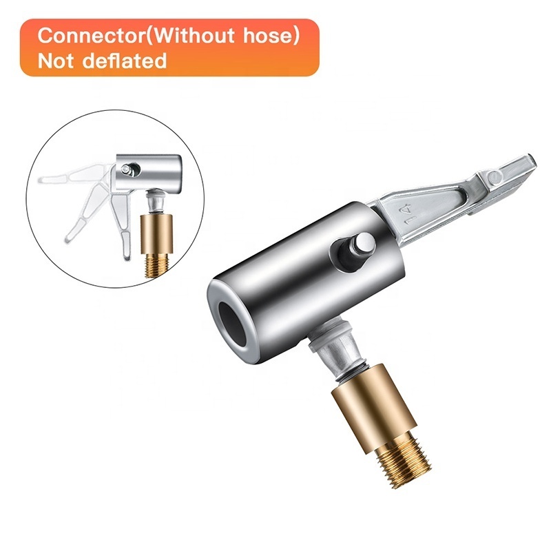 Car Tire Nozzle Clamp Portable Inflatable Pump Connector for Tyre Air Chuck Compressor Hose Repair Valve Adapter Clip