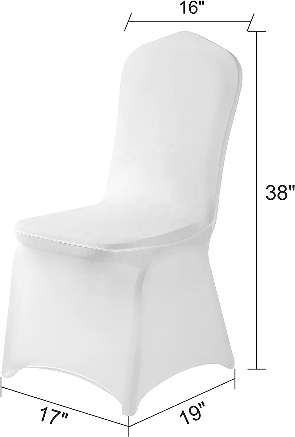 Spandex stretch Seat covers for banquet elastic slipcovers chair covers for wedding events