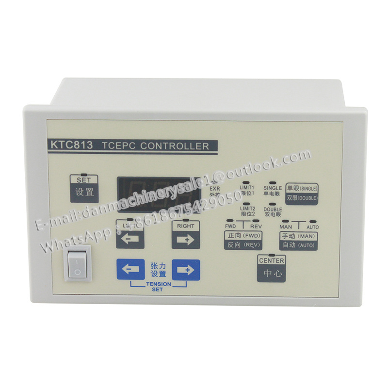 KTC813 TCEPC controller tension web guide control system electric/ultrasound sensor epc edge position web guide control system