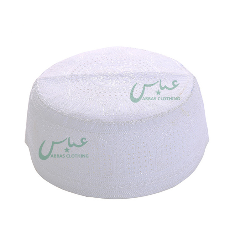 Arabic Dubai White Malaysia Hat For Men Muslim Prayer Cap