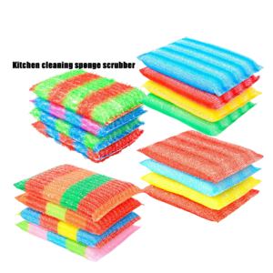 Mesh Sponge Scouring Pad Sponge Kitchen Cleaning sponge Scourer Pad