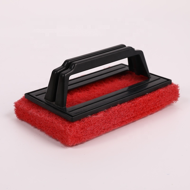 New Product Eco Friendly Sponge Pot And Pan Brush Strong Decontamination with Plastic Handle