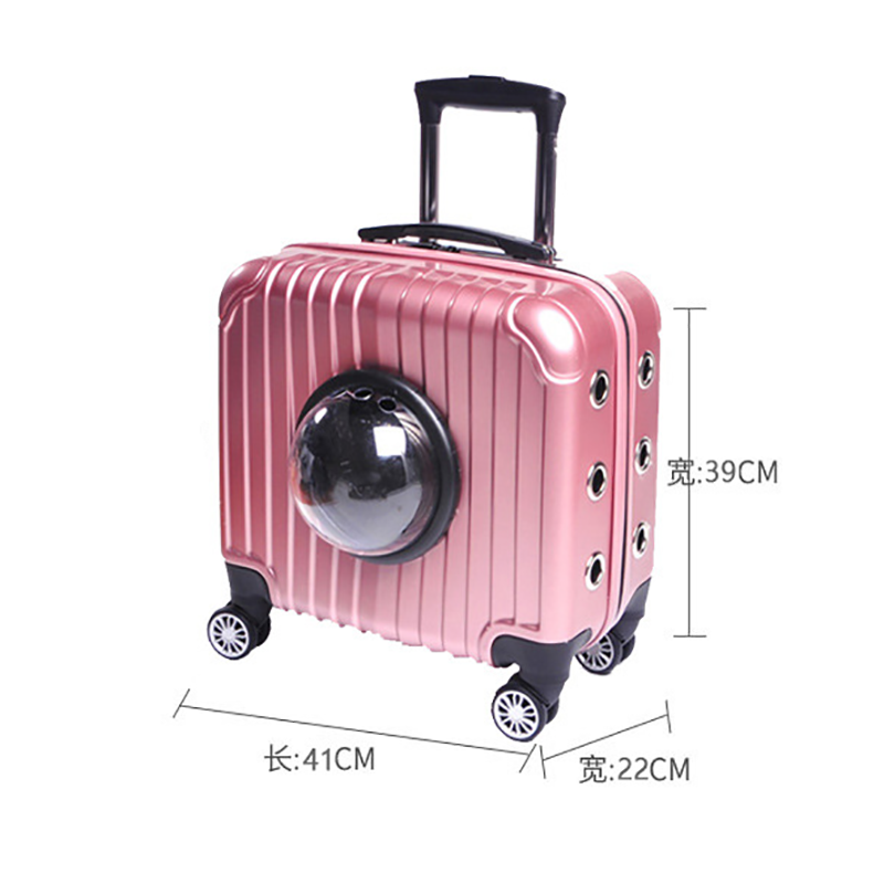 High Quality Universal Wheels Pet Carrier Travel Bag Capsule Dog Stroller Carrier for Small Pet Dog Cat