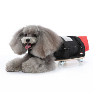 Drag Bag for Paralyzed Pets, Wear-Resisting Oxford Cloth Walking Drag Bag with sliding plate  for Disabled Dog Cat