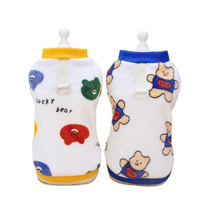 Cute Bear Design Fleece Dog Clothes New Design Pet Clothes Wholesale Pet Jumper Dog Clothes Made In USA