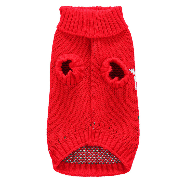 New Product Festival Style Pet Apparel Dog Christmas Sweater Knitted Jumper Sweaters Pets Funny Dog Sweater