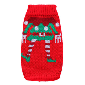 New Product Festival Style Pet Apparel Dog Christmas Sweater Knitted Jumper Sweaters Pets Funny Dog Sweater