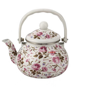 Enamel Kettle Custom color and decal Metal Steel 1.0L/1.5L/2.0L/2.5L/3L Teapot Kettle