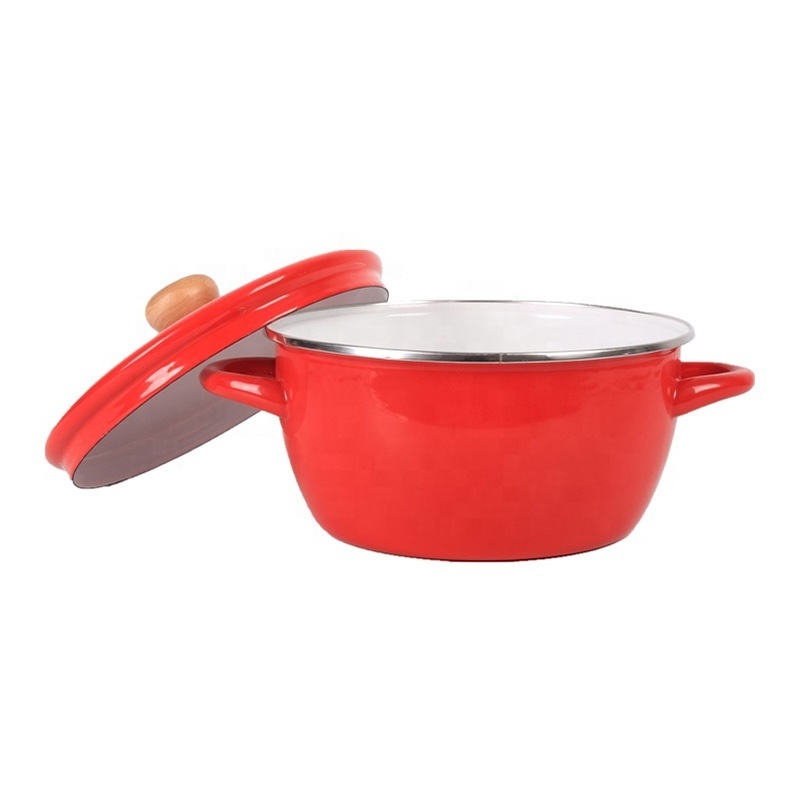 Hot products enamel cookware tableware mini pot sets food kitchen casserole pot food casserole