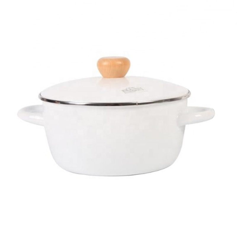 Hot products enamel cookware tableware mini pot sets food kitchen casserole pot food casserole