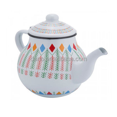 Tea pot bulk enamel tea cups coffee pot high quality teapot