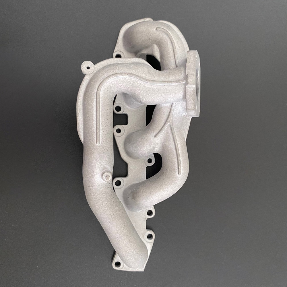 The as-built surface roughness (Ra) of a metal 3D printed part is approximately 6-10 um