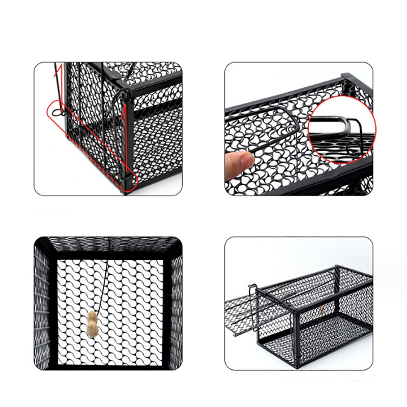 Hot Selling Folding Automatic Mouse Trap Cage, Rat Trap Cages Pest Type Control High Quality Mouse Trap