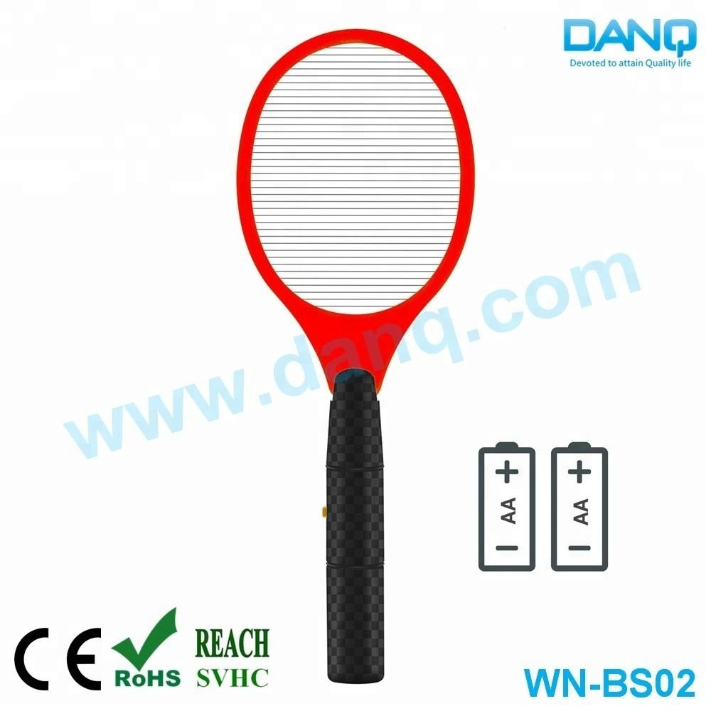 BS02 Battery operated electric mosquito killer Hot Selling fly net High Bug Zapper Racket