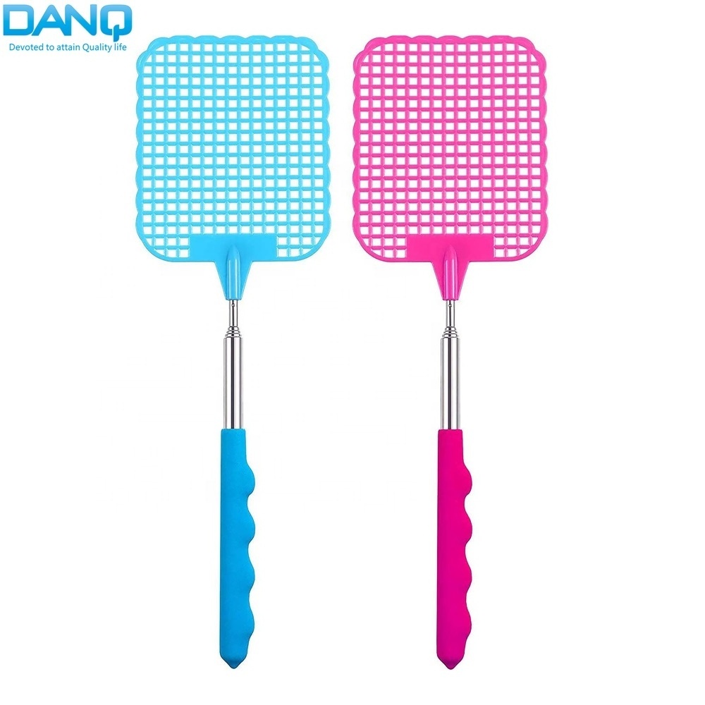 DANQ TFS01 Retractable Handle Durable Plastic Fly Swatter Extendable Fly Catcher Telescopic Insect Pest Control