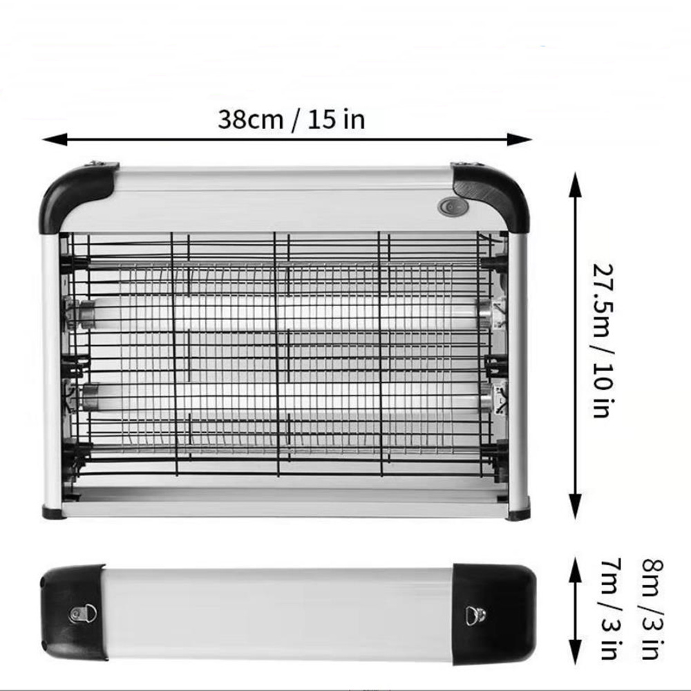 MLK011 20 W Bug Zapper Trap 2800 V Aluminium Alloy Mosquito Killer Lamp With UL Plug